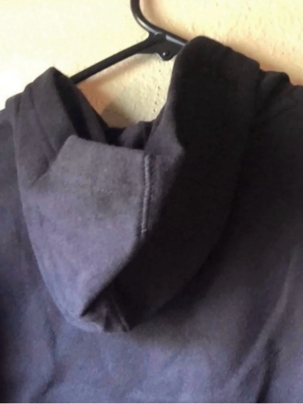 New Tek Gear Hoodie Boys Soft Fleece Black Pull Over Hoodie Top Casual Boys Sz S